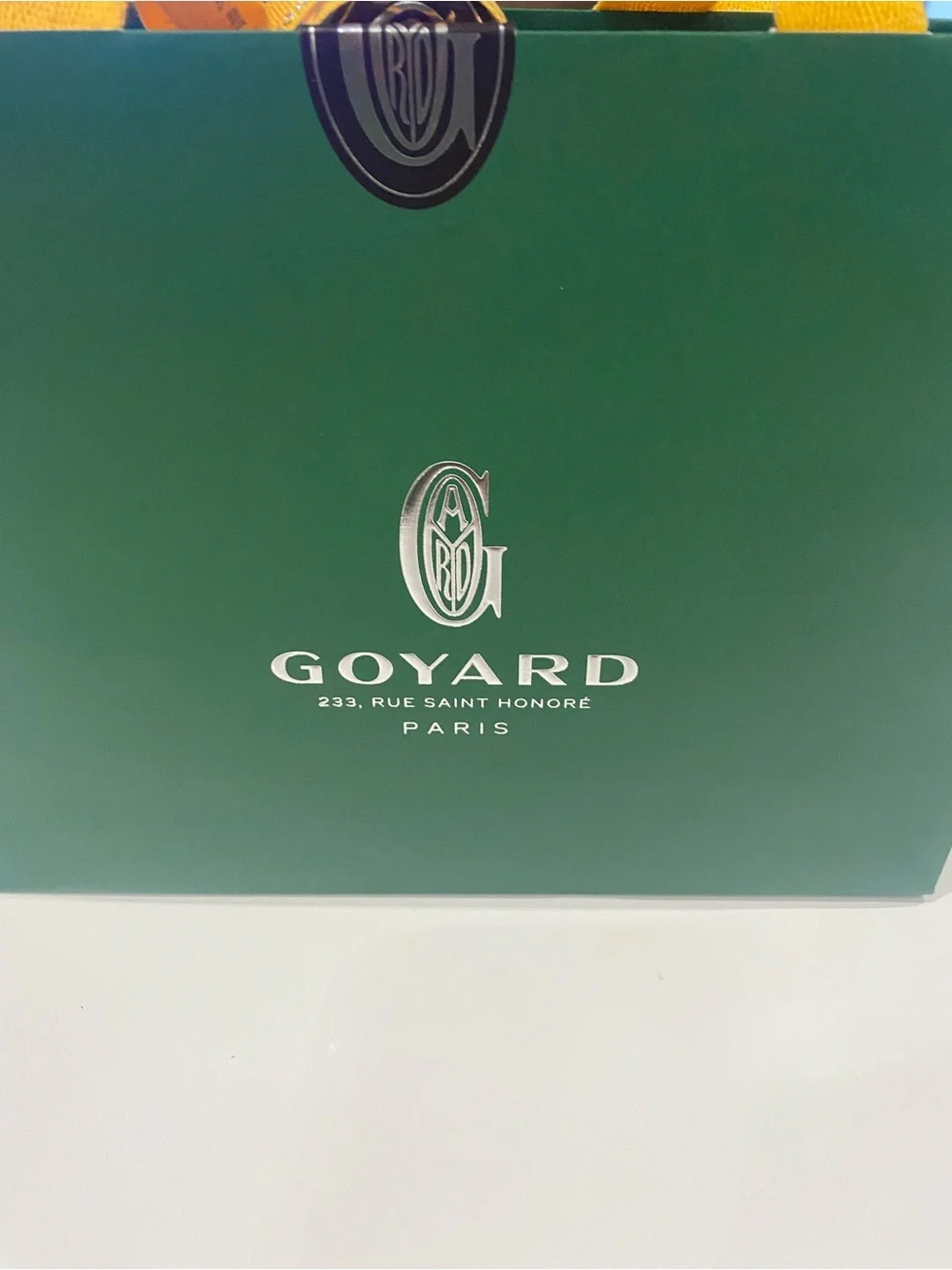 Goyard branded shopping